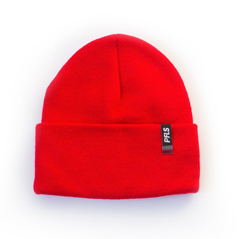 PFLS TALL BEANIE-RED