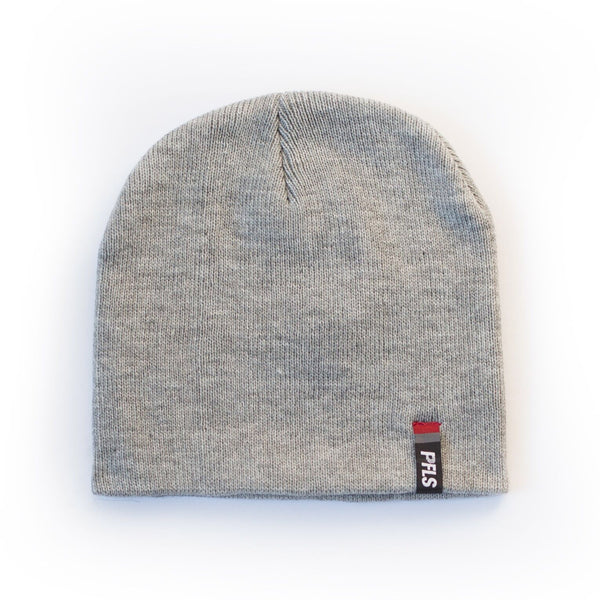 PFLS SKULL CAP BEANIE-HEATHER GREY