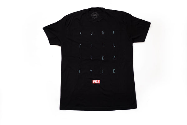 PFLS PARAGRAPH TEE-BLACK (SOLD OUT)