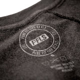 CREST FLEECE CREW NECK - BLACK