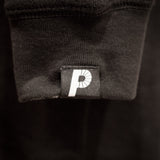 CREST FLEECE CREW NECK - BLACK