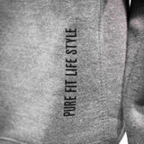 CREST FLEECE CREW NECK - GREY