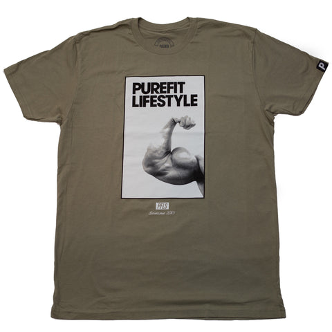 FLEX TEE-OLIVE GREEN