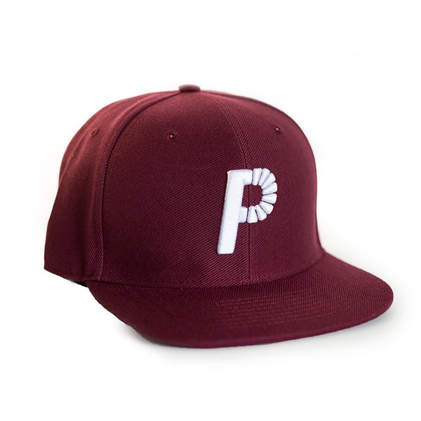 PFLS THE P SNAPBACK-BURGUNDY