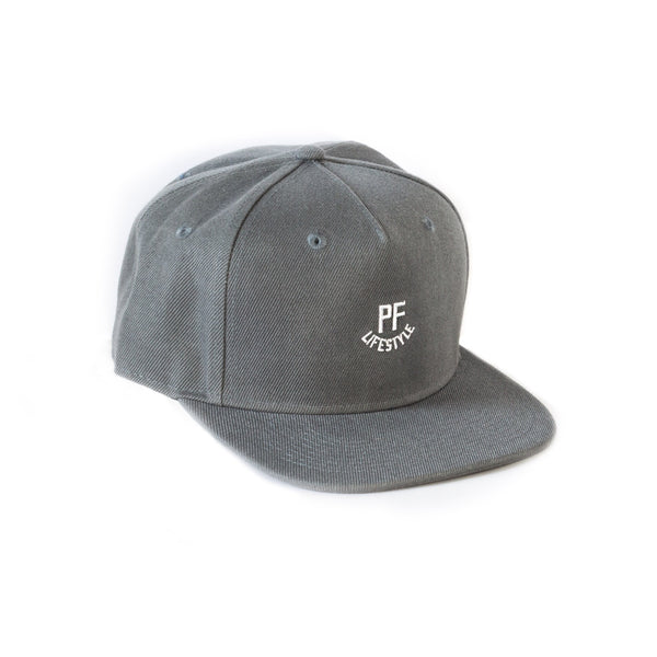 "TINY" SNAPBACK-CHARCOAL GREY