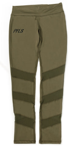 PFLS Women's "Span Dexter" Leggings- OLIVE GREEN